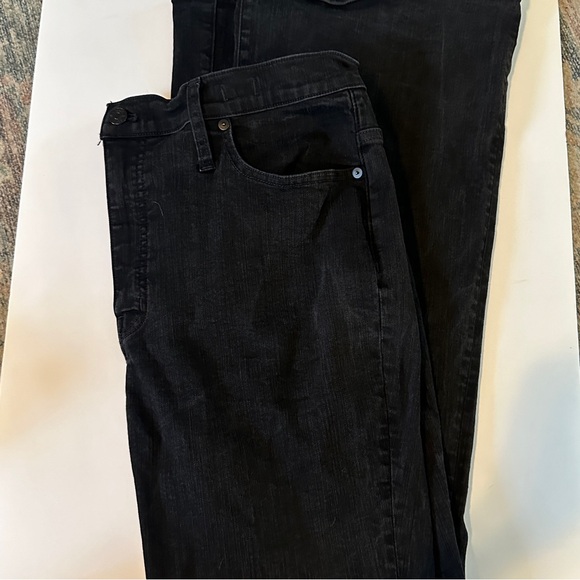 Madewell Skinny Flare Jeans in Black Frost Wash Size 33 - Picture 13 of 13